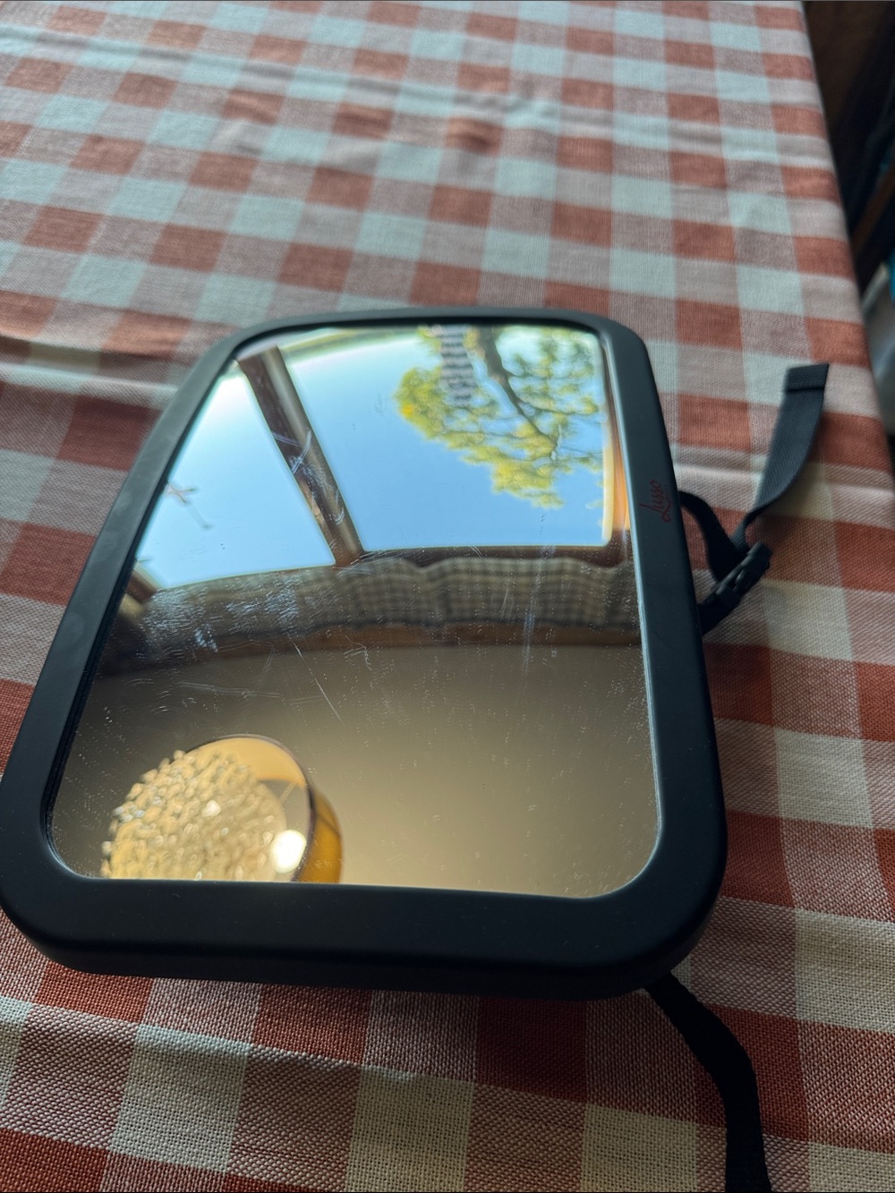 Lusso Portable Baby Car Mirror - Black